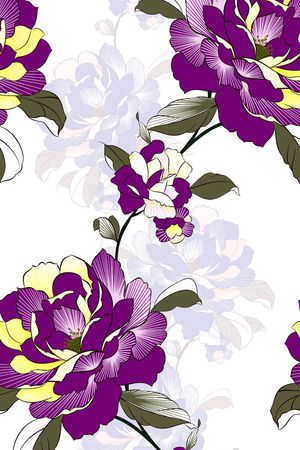 花卉印花花型图片