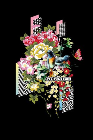 欧美印花花型图片