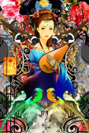 民族风印花花型图片