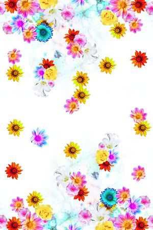 小碎花印花花型图片
