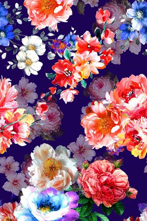 抽象创意印花花型图片