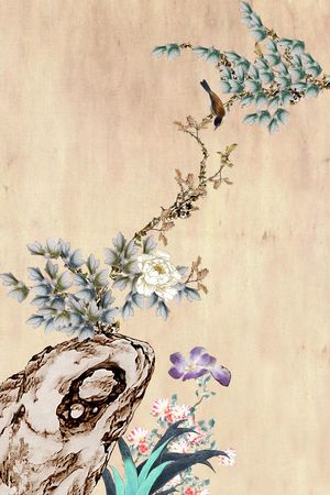 中国风印花花型图片