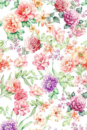 原创手绘印花花型图片