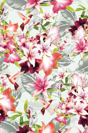 创意 时尚印花花型图片