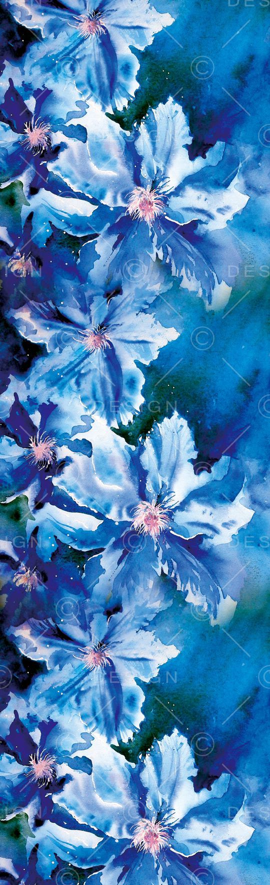 手绘印花花型图片