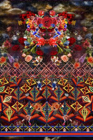 宝石印花花型图片