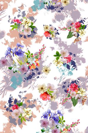 休闲印花花型图片