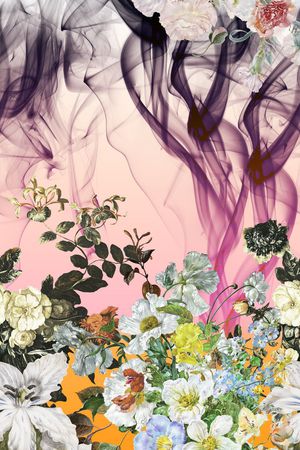 抽象印花花型图片