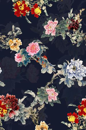 花卉印花花型图片