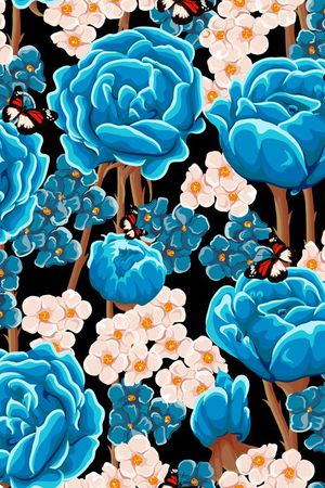 传统印花花型图片