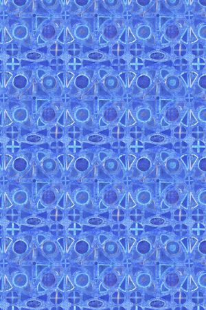 Geometric印花花型图片