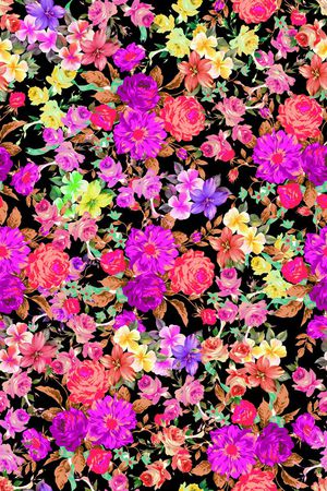 花瓣花朵花卉家纺窗帘印花花型图片