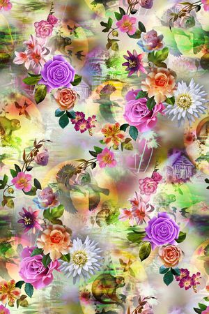 textile印花花型图片