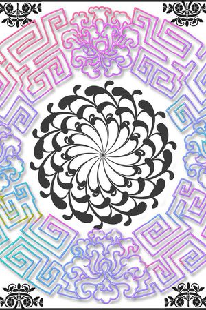 经典印花花型图片
