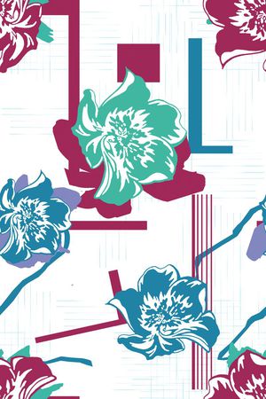 流行时尚印花花型图片
