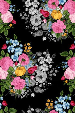 最新时尚流行印花花型图片