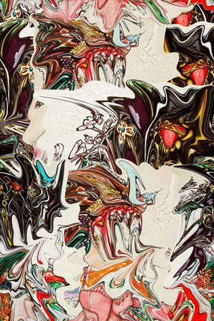 沙发布艺印花花型图片