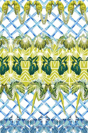 植物花卉印花花型图片