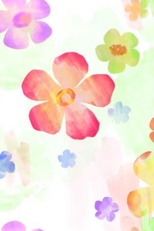 花卉印花花型图片