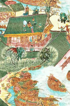 民族印花花型图片