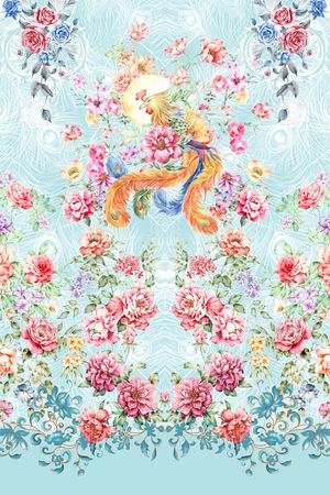 民族风印花花型图片