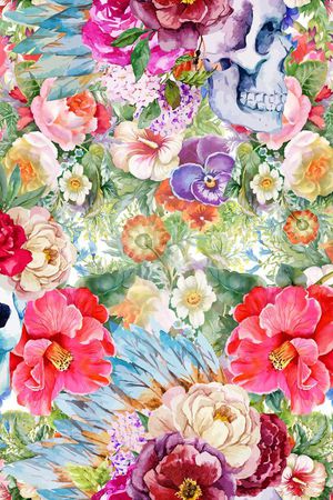 花卉印花花型图片