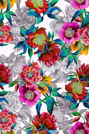 服装印花花型图片