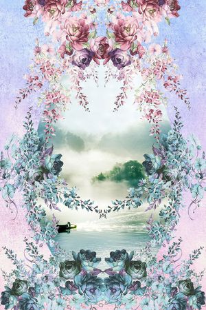 花卉印花花型图片