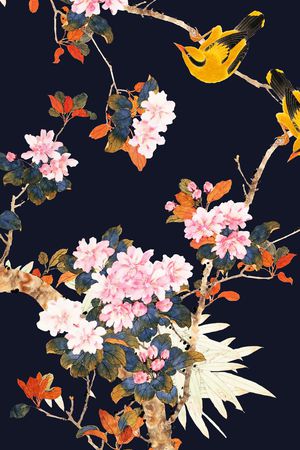中国风印花花型图片
