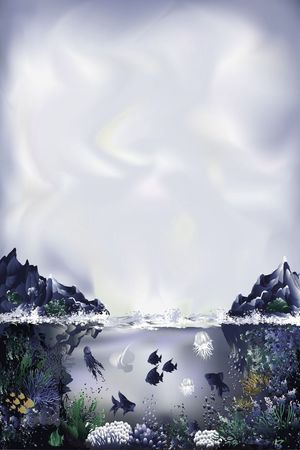 海底世界印花花型图片