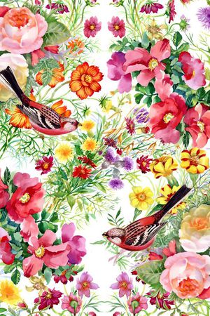 花卉印花花型图片
