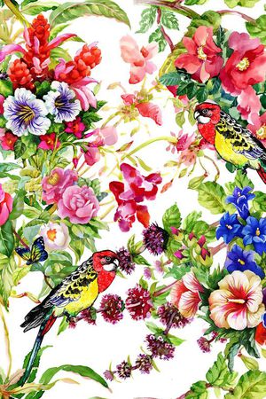 花卉印花花型图片