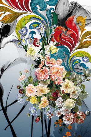 定位服装印花花型图片