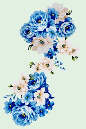 服装印花花型图片