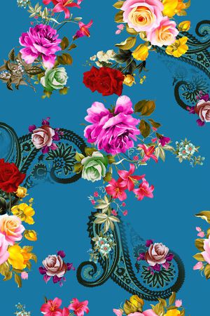 textile印花花型图片