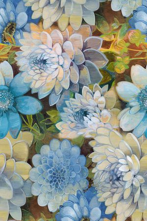 油画印花花型图片