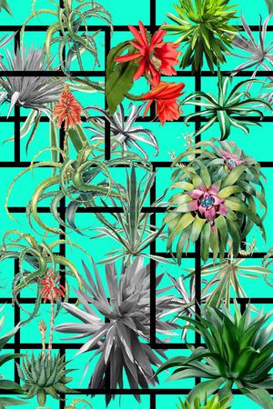 叶子印花花型图片
