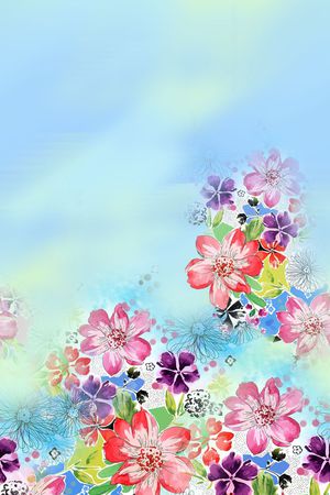 花卉印花花型图片
