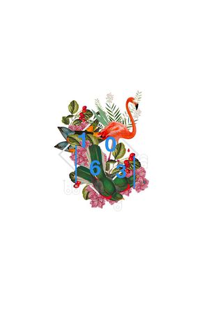 休闲风印花花型图片