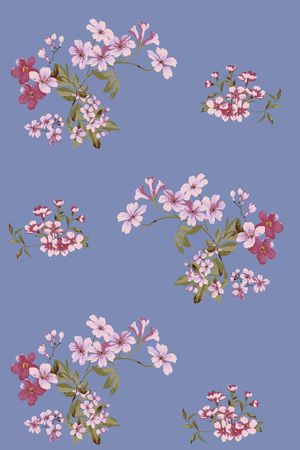 田园风印花花型图片
