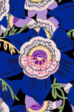 花印花花型图片