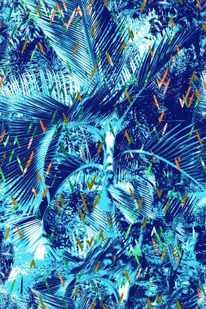 度假印花花型图片