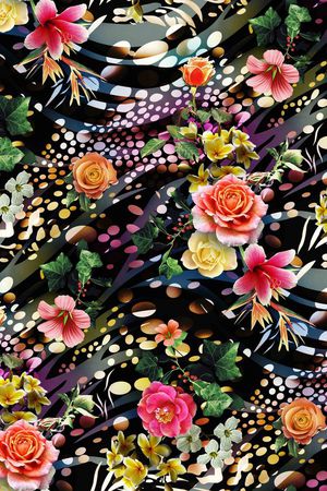 textile印花花型图片