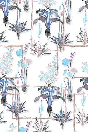 花卉印花花型图片