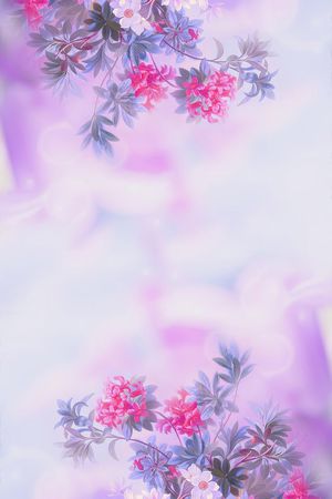 花卉印花花型图片