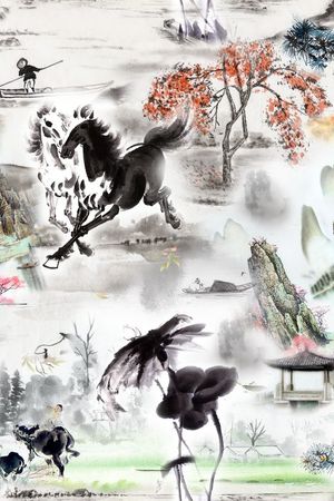民族风印花花型图片