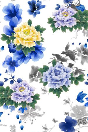 潮流印花花型图片