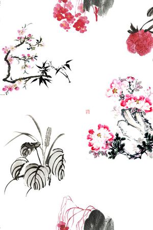 民族风印花花型图片