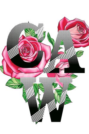 花卉印花花型图片