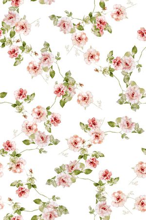 小碎花印花花型图片